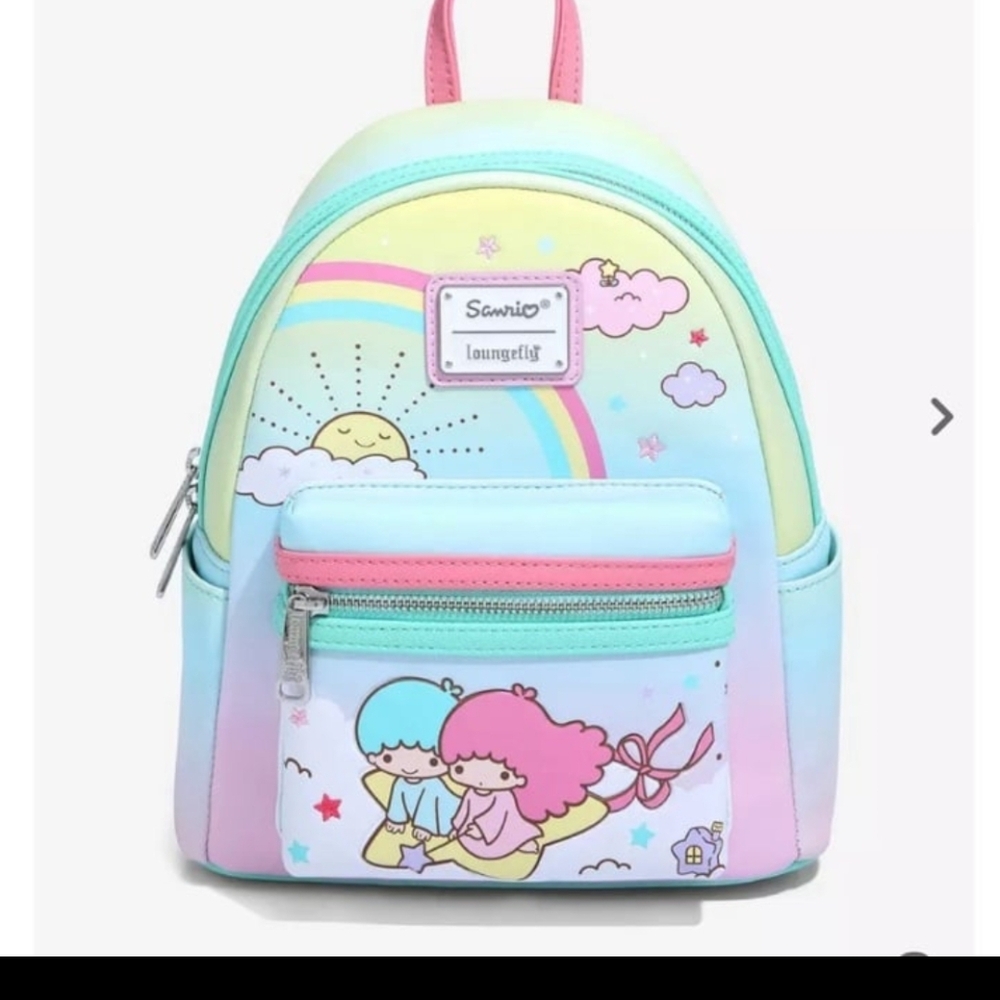 Loungefly Sanrio Little Twin Stars Rainbow Mini Backpack - BoxLunch Exclusive